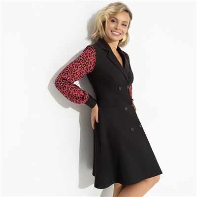 Платье на пуговицах, Чао, Белла (леопард)