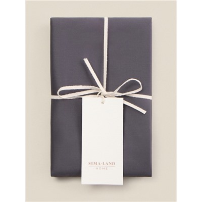 Наволочка SL Home Graphite, 50×70+3 см, сатин, хлопок 100%