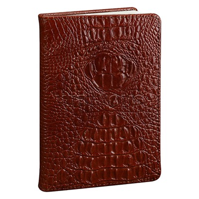 Ежедневник A5, 136л. "Croco Style" терракотовый