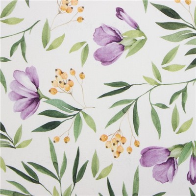 Кухонный набор подарочный Leaves: полотенце, варежка-прихватка, кисть, лопатка, венчик