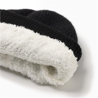 Шапка детская MINAKU, размер 48-50, чёрная