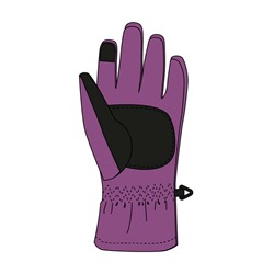 Перчатки трикотажные для девочек