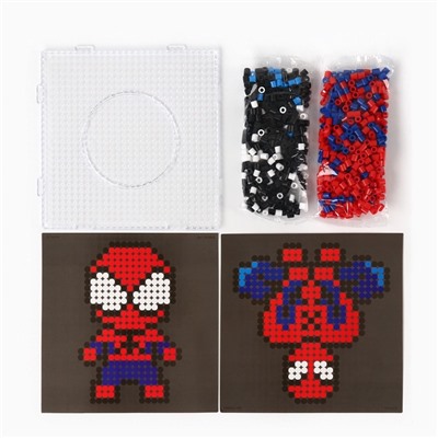 УЦЕНКА Набор мозаик 3 в 1, Аквамозаика, Термомозаика и ЕВА, Человек-паук