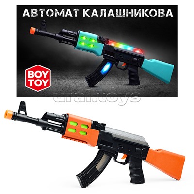 Автомат Калашникова, на батарейках, в пакете