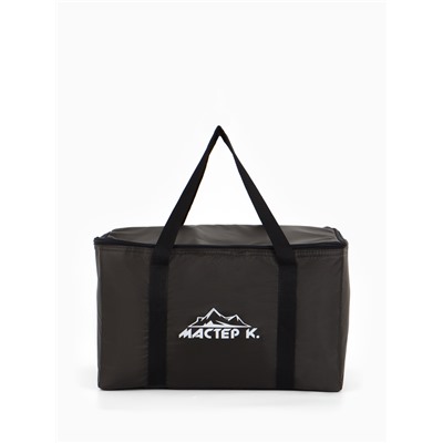 Термосумка с аккумулятором холода «Мастер К.» на молнии, объём 25 л, сохраняет холод до 6 ч, хаки