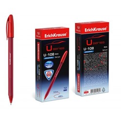 Ручка шариковая U-108 Original Stick Ultra Glide Technology красная 1.0мм 53741 ErichKrause