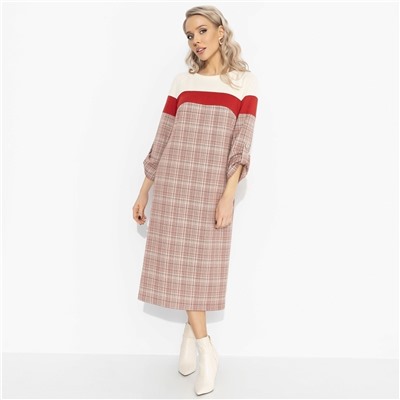 Платье с акцентной спинкой, Влюблена в себя (красное)