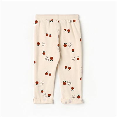 Штанишки «Крошка Я» Oranges, рост 68-74 см, молочные