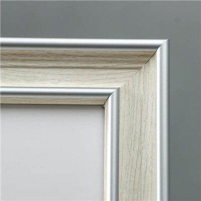 Фоторамка для фото 15×21 см Gallery, пластик, бежевый, (пластиковый экран)