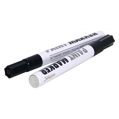 Маркер-краска Paint 4мм 15 мл черный KRR04K inФОРМАТ