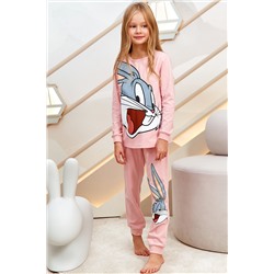 Пижама д/дев Juno AW21GJ540 Looney Tunes розовый
