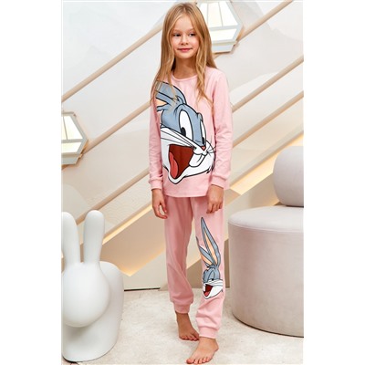 Пижама д/дев Juno AW21GJ540 Looney Tunes розовый