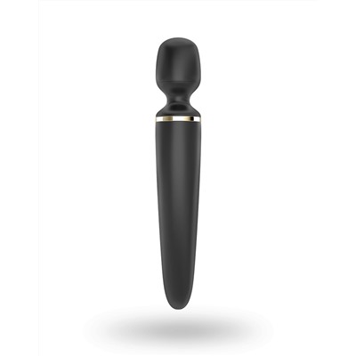 Черный вибратор Satisfyer Wand-er Woman