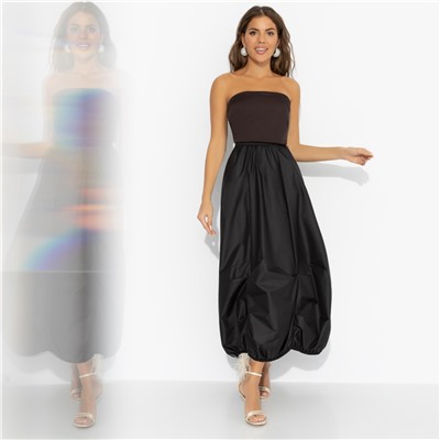 Юбка с эффектной драпировкой, Талия решает (черная)