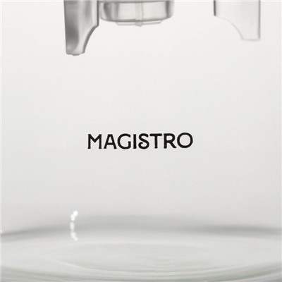 Заварочный чайник Magistro «Мантана», 500 мл, пластиковое сито, стекло