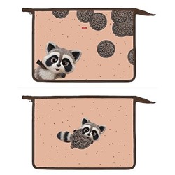 Папка для тетрадей А4 на молнии сверху пластиковая "ВОТ ЕНОТ" (094803) 03049 Хатбер