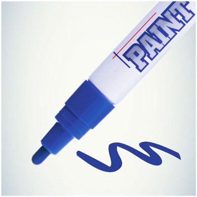 Маркер-Краска (Paint) 4мм 15 мл синяя PM-02 MunHwa