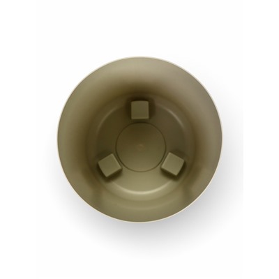 Кашпо для цветов «Флориан», 11 л, d=25 см, h=39.5 см, пластиковое, с автополивом, на ножках, белое