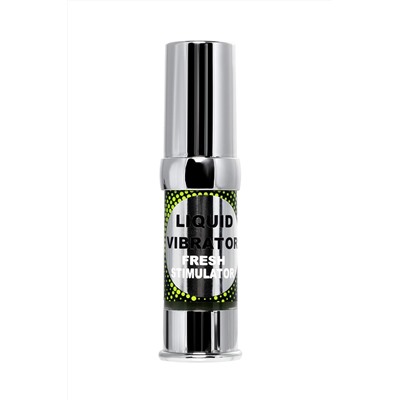 Освежающий гель с эффектом вибрации Liquid Vibrator Fresh Stimulator - 15 мл.