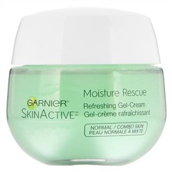 Garnier, SkinActive, Moisture Rescue, освежающий гель-крем, для нормальной и комбинированной кожи, 50 г