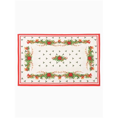 Скатерть новогодняя «Этель. Рождественский балл», 150×220 см, 100% хлопок