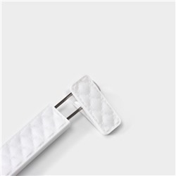 Вешалки для брюк и юбок LaDо́m Eliot, 29×15 см, 3 шт., с зажимами, белые