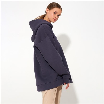 Худи женское MINAKU: Casual Collection, цвет серый, размер 46