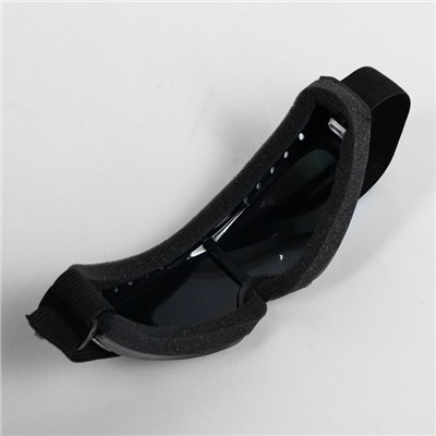 Очки для езды на мототехнике, стекло хамелеон, чёрные