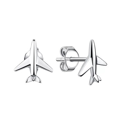 Серьги из серебра без вставки, Л-11917