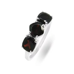 Кольцо из серебра гранат, Наоми