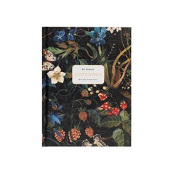 Престиж-блокнот А6  80л клетка "FLORA.ЛЕСНЫЕ ЯГОДЫ" 3-80-005/55 Альт