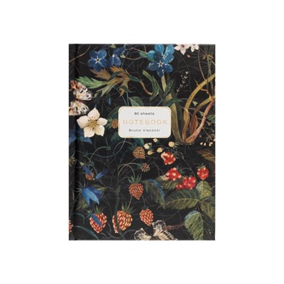 Престиж-блокнот А6  80л клетка "FLORA.ЛЕСНЫЕ ЯГОДЫ" 3-80-005/55 Альт