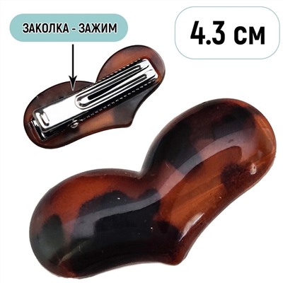 Зажим для волос Сердце
