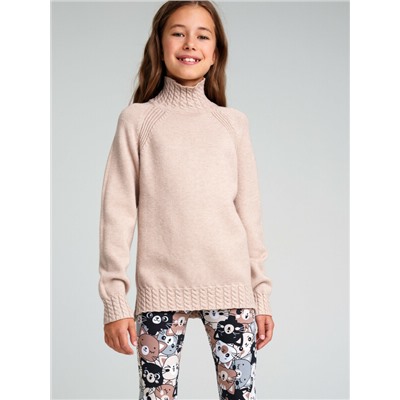 Свитер трикотажный для девочек