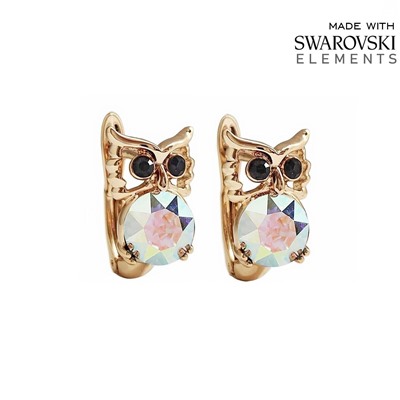 Серьги с кристаллами Swarovski