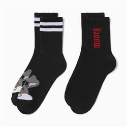 Носки мужские Money, набор 2 пары, размер 41-44 (27-29 см)