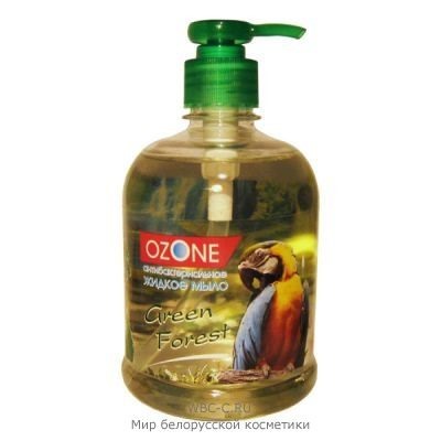 OZONE Мыло Жидкое Антибактериальное Green forest 500г