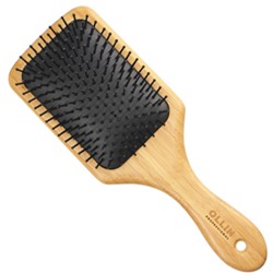 OLLIN Щётка массажная прямоугольная нейлоновые штифты Bamboo