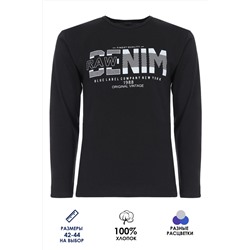 Футболка подростковая с длинным рукавом ФН171-1 Denim