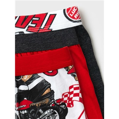 Трусы трикотажные для мальчиков - боксеры, 3 шт в комплекте