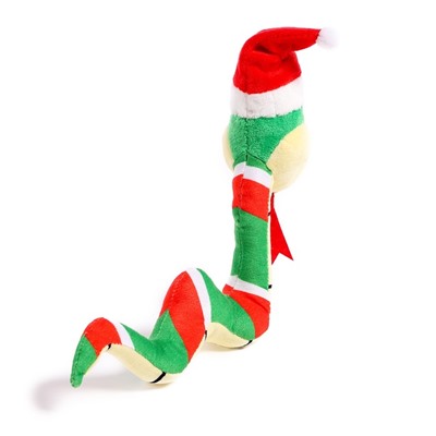 Мягкая игрушка «Змея в новогодней шапочке»