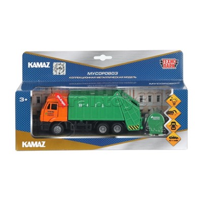 Машина Камаз Мусоровоз 1:43 (свет, звук)
