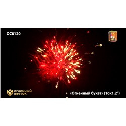 Фейерверк ОС8120 Огненный букет (1,2" х 16)
