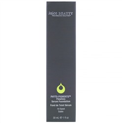 Juice Beauty, Phyto-Pigments, Flawless Serum Foundation, 14 Sand , 1 fl oz (30 ml)