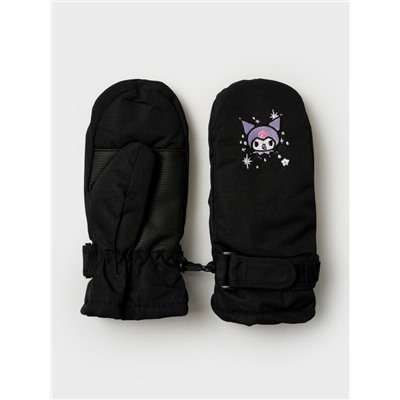 Варежки текстильные для девочек