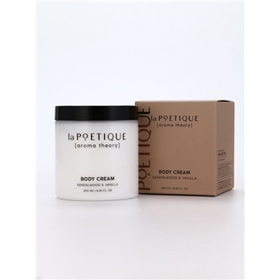 Крем для рук и тела парфюмированный laPOETIQUE, 250 мл, аромат сандал и ваниль