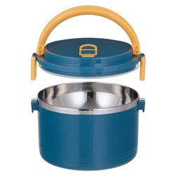 Ланч-бокс, 650 мл, сохраняет тепло 2 ч, нержавеющая сталь, бирюзовый