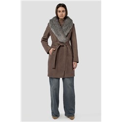 02-3074 Пальто женское утепленное (пояс)