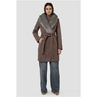 02-3074 Пальто женское утепленное (пояс)
