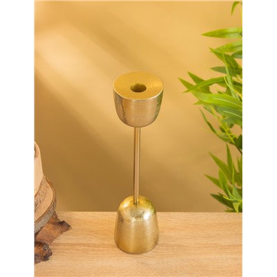 Подсвечник «Факел», 31 см, алюминий, золото